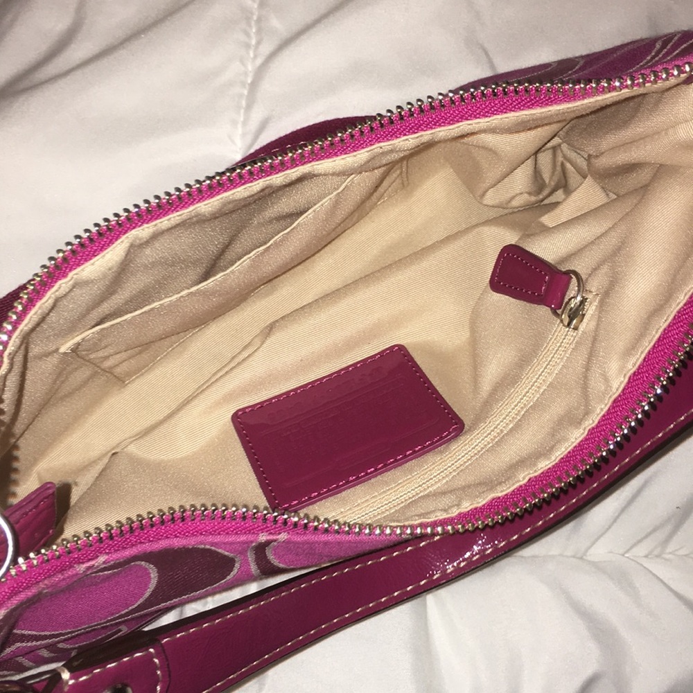 Maroon Coach Purse - Picture 6 of 6